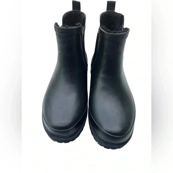 Chooka Women's Waterproof Plush Chelsea Bootie Fashion Rain Boot Preowned - Picture 1 of 8
